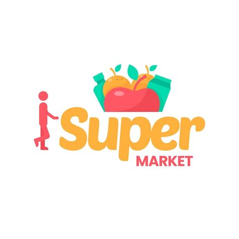 Supermarket Logo Free Vector