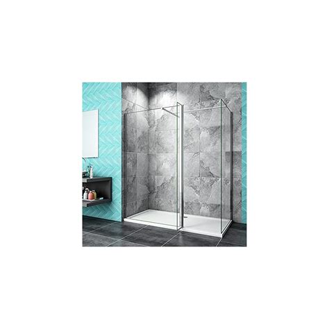 Buy Walk In Shower Enclosure 8mm Easy Clean Glass Wet Room Cubicle 900mm Front Panel 700mm Side