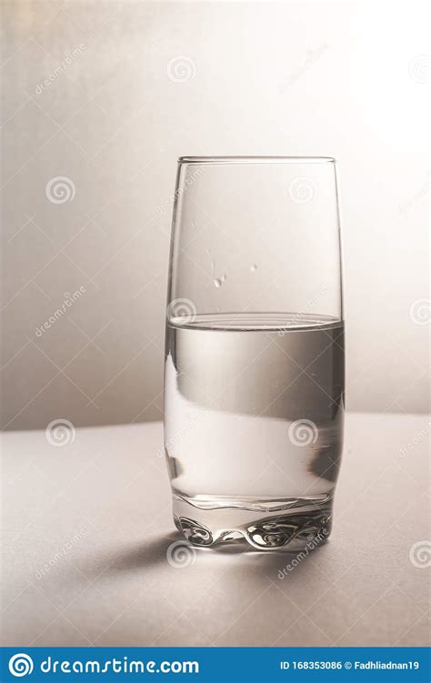 Glass Half Full Stock Photo Image Of Fluid Filled 168353086