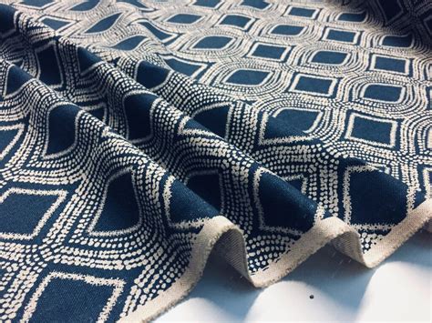 Maybe you would like to learn more about one of these? Art Deco Damask Rhombus Diamond Fabric Linen Look Material ...