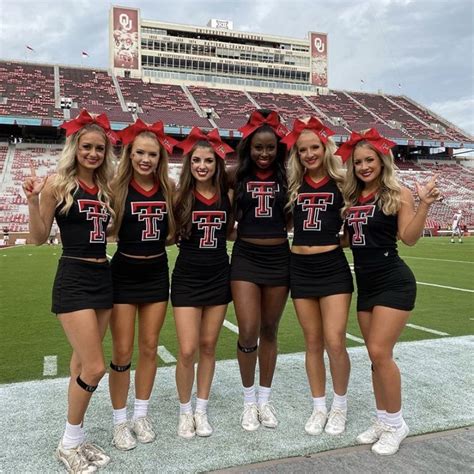 Texas Tech Cheerleaders Photos Good Throw Newsletter Pictures