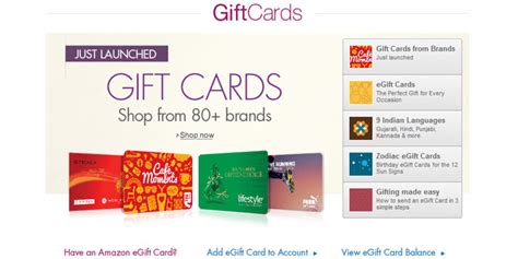 Maybe you would like to learn more about one of these? Amazon opens multi-brand Gift Cards Store in India ...