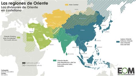 Así Se Divide El Mapa De Oriente