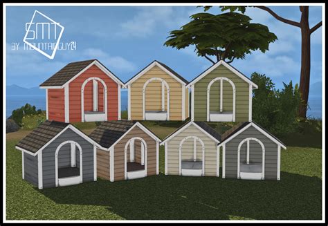 Ksimbletons Sims 4 Blog Mg24 Haggys Functional Dog House Retexture