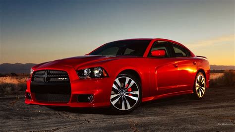 Red Dodge Charger Sedan Car Dodge Dodge Charger Srt Hd Wallpaper