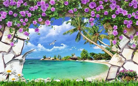 Custom Any Size Photo Natural Scenery 3d Background Wall Beautiful