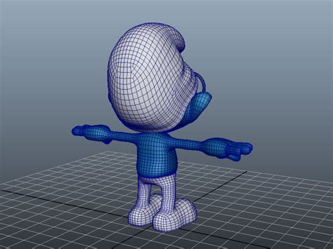 Smurfs Character 3d Model Maya Files Free Download Cadnav