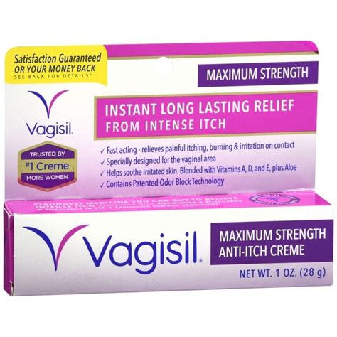 Vagisil Anti Itch Creme Maximum Strength 1 Oz Medcare Wholesale