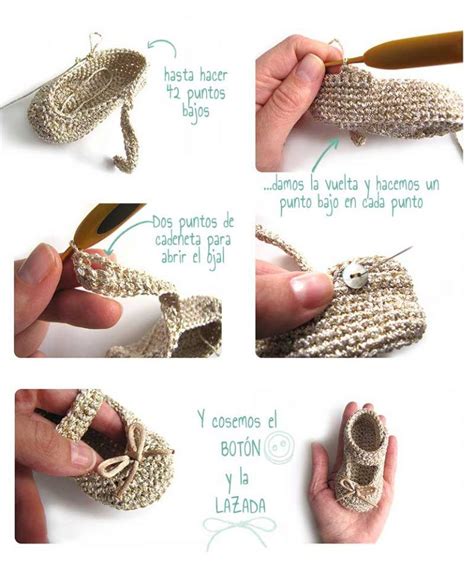 Cómo Hacer Unos Patucos De Crochet Tipo Merceditas