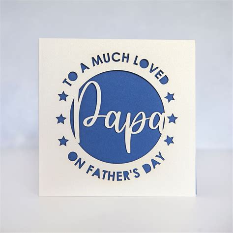 Personalised Grandpa Fathers Day Cards Papa Grandad Etsy