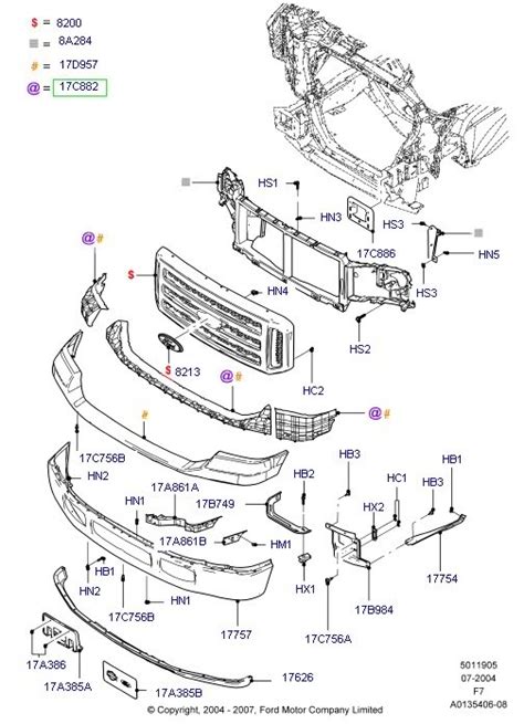 Ford F 150 Body Parts Diagram