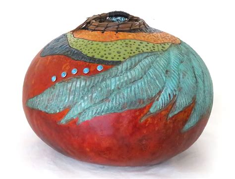 Landscape Of Arizona Gourd Art Gourds Unique Items Products