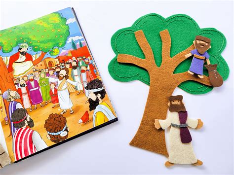 Zacchaeus Bible Story Felt Setbible Felt Storyboardsunday School