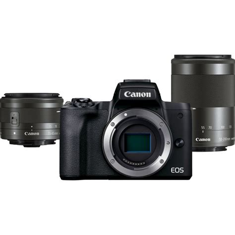 Fotocamera Mirrorless Canon Eos M50 Mark Ii Nero Obiettivo Ef M 15