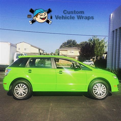 Vehicle Wrapped In Avery Sw900 758 Gloss Grass Green Vinyl Wrap 3m