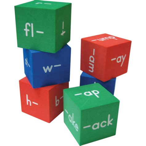 Foam Word Families Cubes Tcr20633 Teacher Created Resources