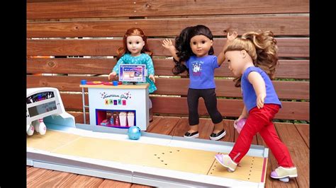 New American Girl Doll Bowling Alley ~ Best Interactive Fun Doll Set