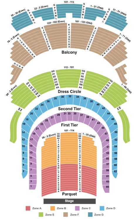 Chicago Auditorium Seating Chart