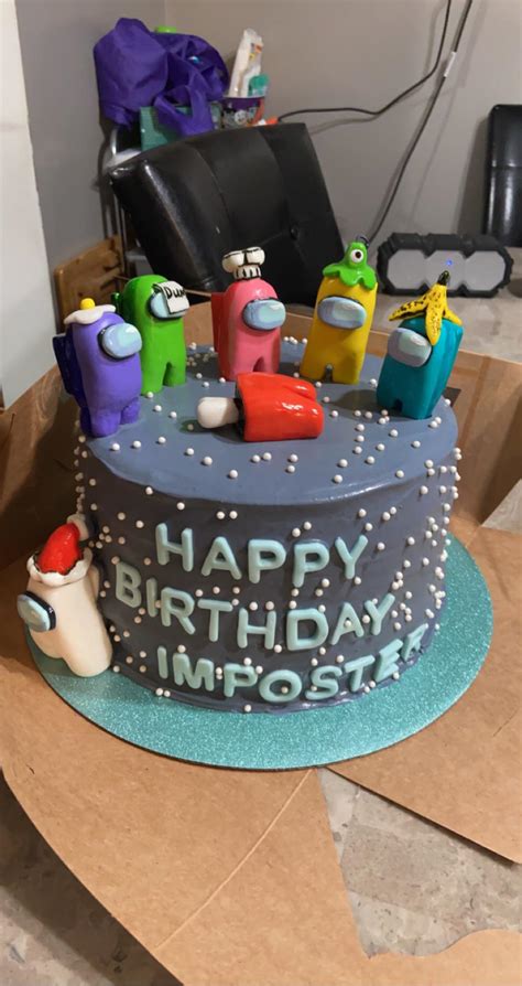 Among Us Birthday Cake Ideas