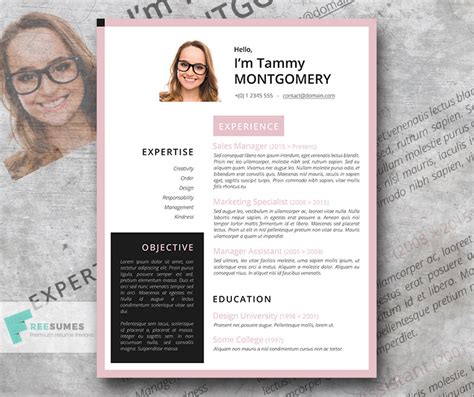 Free Feminine Resume Templates Printable Templates