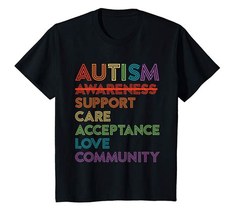 Autism Awareness T Shirt Support Care Acceptance Ally T Shirts Owl