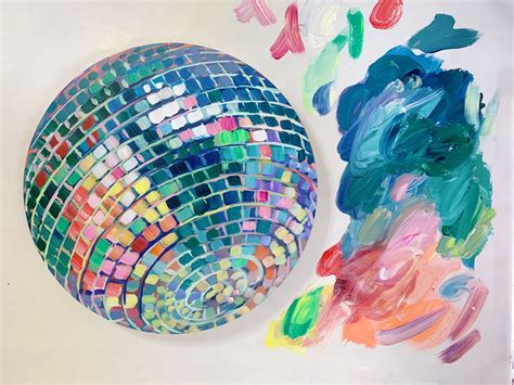 Let S Paint Together How To Paint My Original Disco Ball Artofit