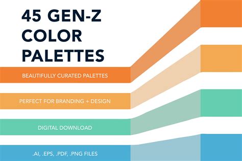 45 Gen Z Color Palettes For Branding Creative Market
