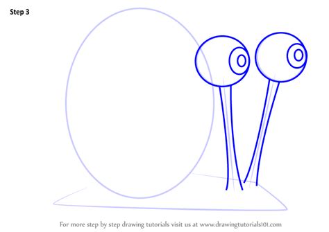 Learn How To Draw Gary The Snail From Spongebob Squarepants Spongebob