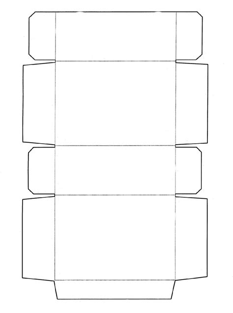 Printable Box Templates For Bags Or Gifts Activity Box Template