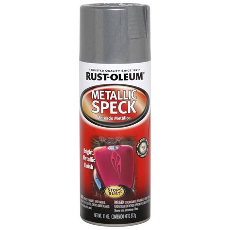 Rust Oleum Automotive 11 Oz Metallic Speck Silver Spray Paint 6 Pack