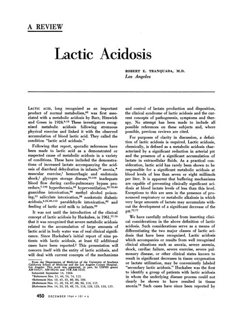 PDF Lactic Acidosis