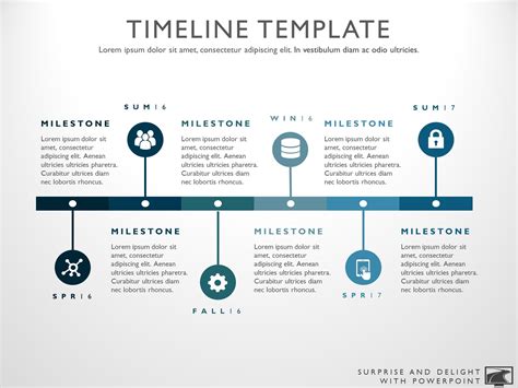 6 Phase Timeline Graphic Project Timeline Templates