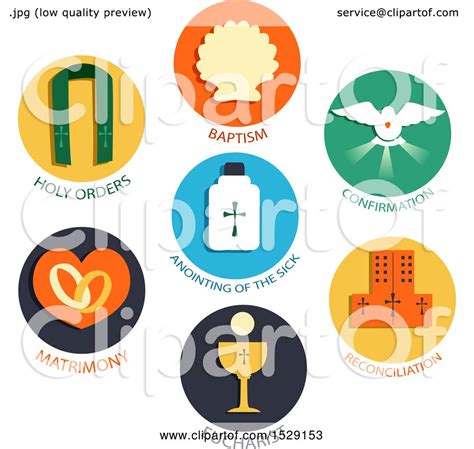 Seven Sacraments Symbols