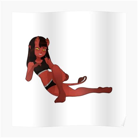 Meru The Succubus Poster For Sale By Aniepieart Redbubble