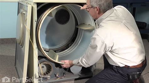 Dryer Repair Replacing The Tumbler Motor Belt Whirlpool Part