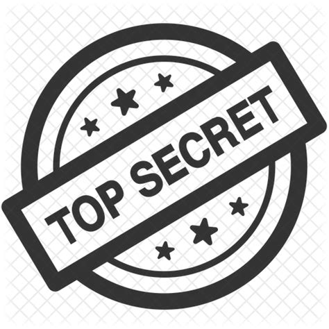 Top Secret Icon Download In Line Style