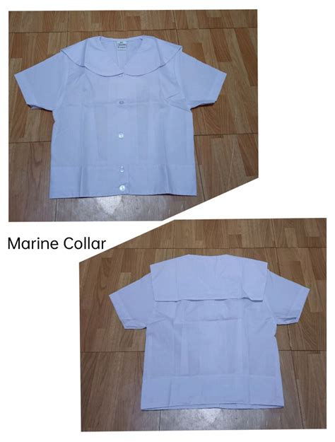Tetoron Blouse Babymarine Collar School Uniform Lazada Ph