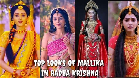 Top Looks Of Mallika Singh In Radha Krishna Serial Kannande Radha Youtube
