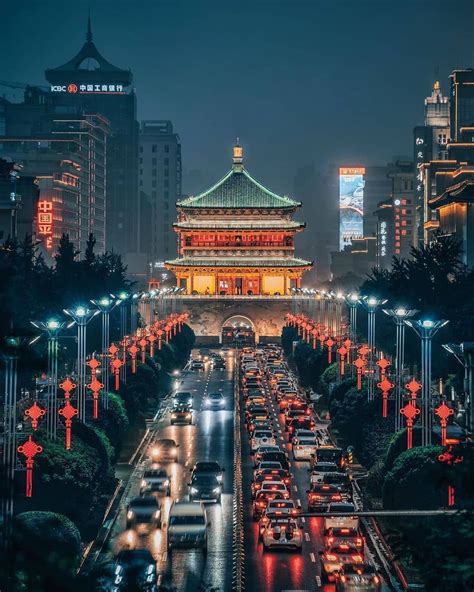Xian 西安 One Of The Most Beautiful City In China For Its Night View Amigosdechina