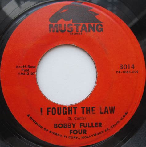 Bobby Fuller Four I Fought The Law 1965 Vinyl Discogs