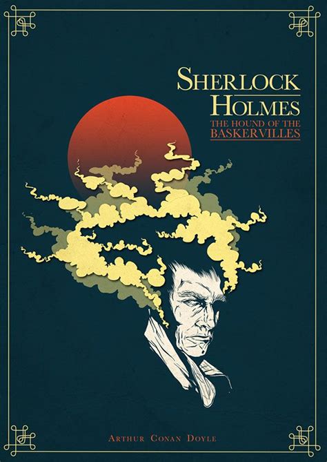 Book Cover Sherlock Holmes Hound Of The Baskervilles On Behance
