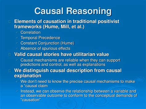 Ppt Causation And The Rules Of Inference Powerpoint Presentation