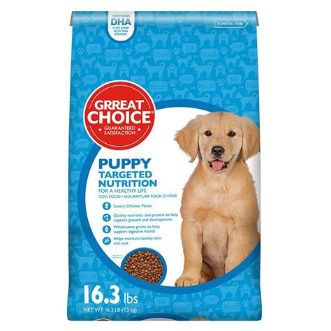 Our 2021 puppy feeding chart. Grreat Choice Targeted Nutrition Puppy Food - Chicken size ...
