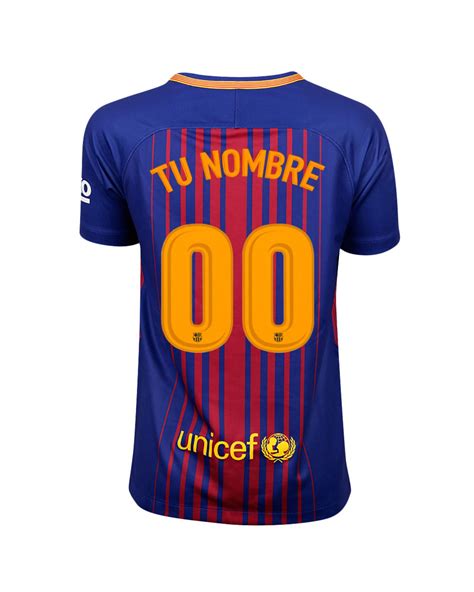 Camiseta 1ª Fc Barcelona 20172018 Personalizado Stadium Junior