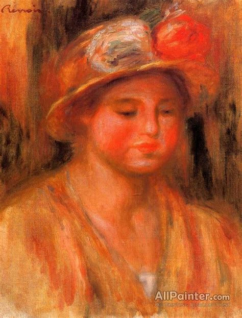 Pierre Auguste Renoir Portrait Of A Woman Oil Painting Reproductions