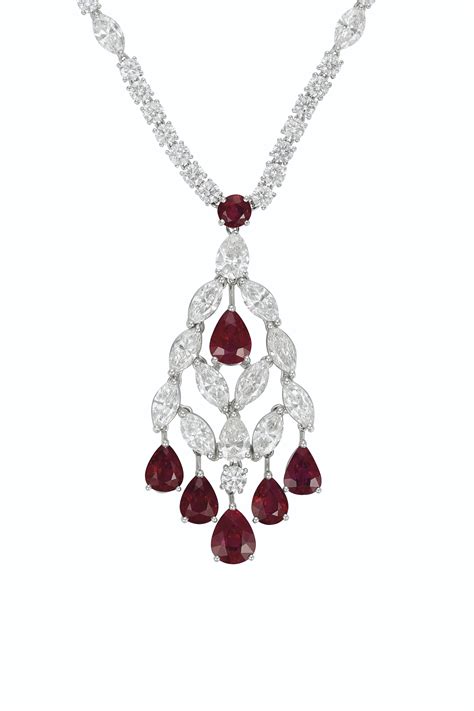 Ruby And Diamond Necklace Graff Christies