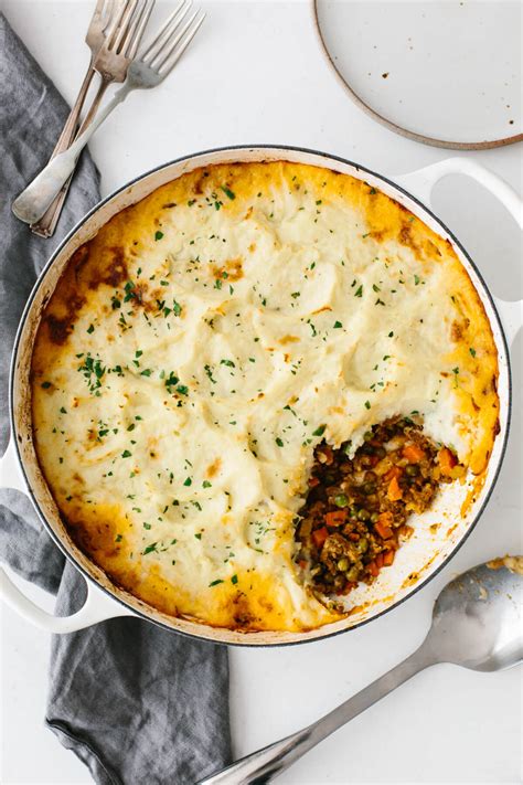 The Best Shepherds Pie Recipe Ground Lamb Filling Is Topped With