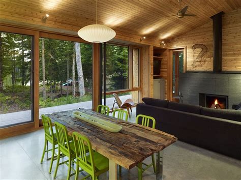 Stylish Modern Cabin House Interiors Decoist