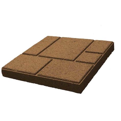 18 In X 18 In Pewter Concrete Step Stone 73800 The Home Depot