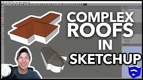 Complex Roofs In Sketchup With Roof By Tig Sketchup Extension Of The